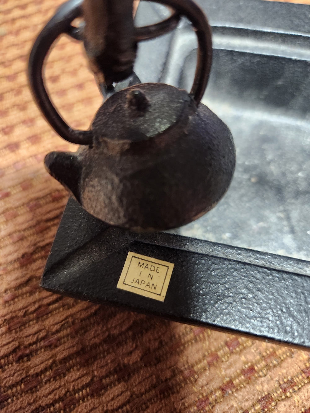 Vintage Japanesse Nambu Tekki Cast Iron - Picture 2 of 13